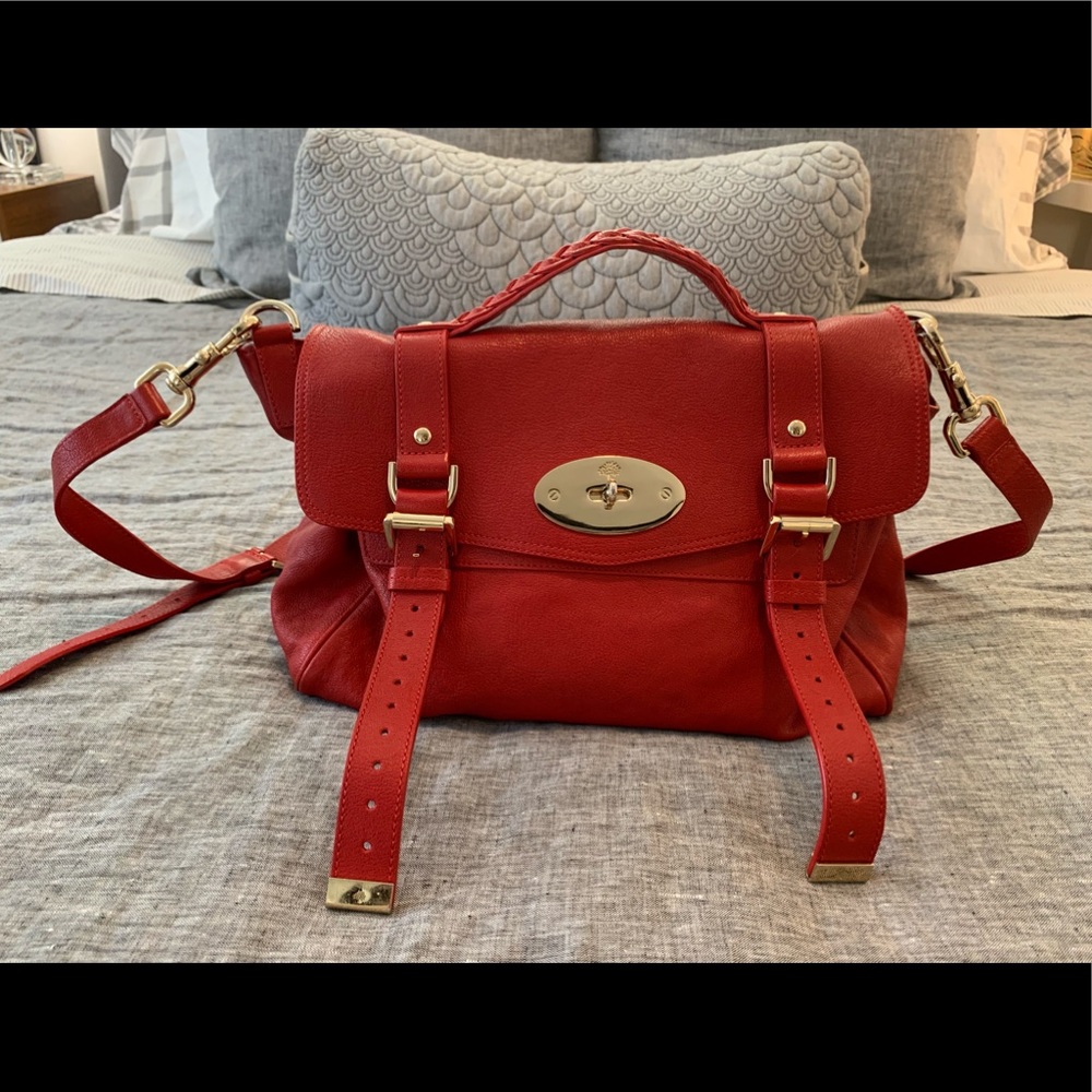 Mulberry Alexa Bag - Red. Great condition!